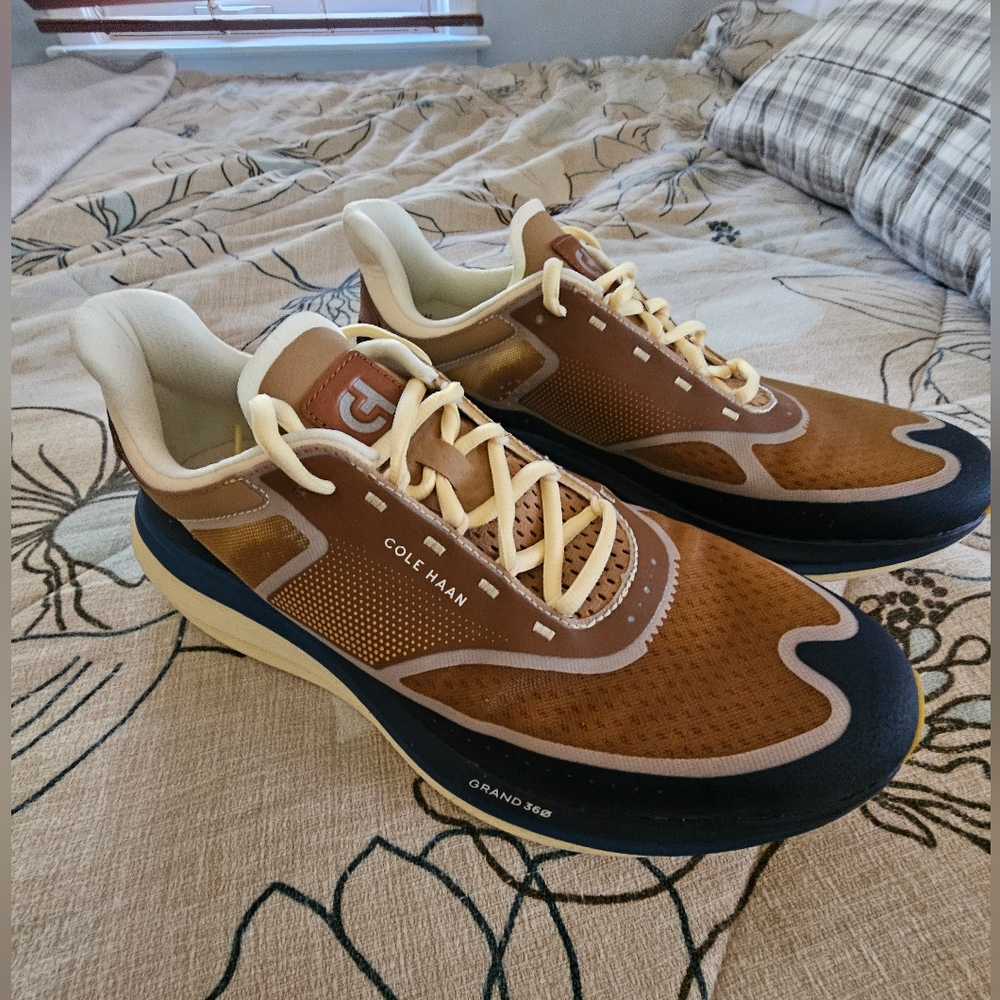 Cole Haan Brown and Navy Men’s 11 Athletic Sneakers